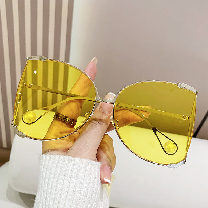 sunglasses Women Vacation Luxury Oversized  Luxe Lunette Soleil