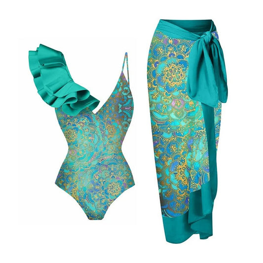 Women Swimwear One Piece Swimsuit Luxury Bikini