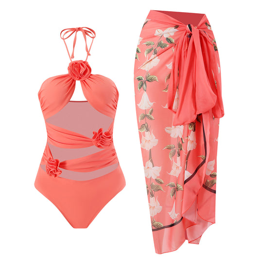 Siamese Conservative Belly Cover Slim Sexy Skirt New Swimsuit