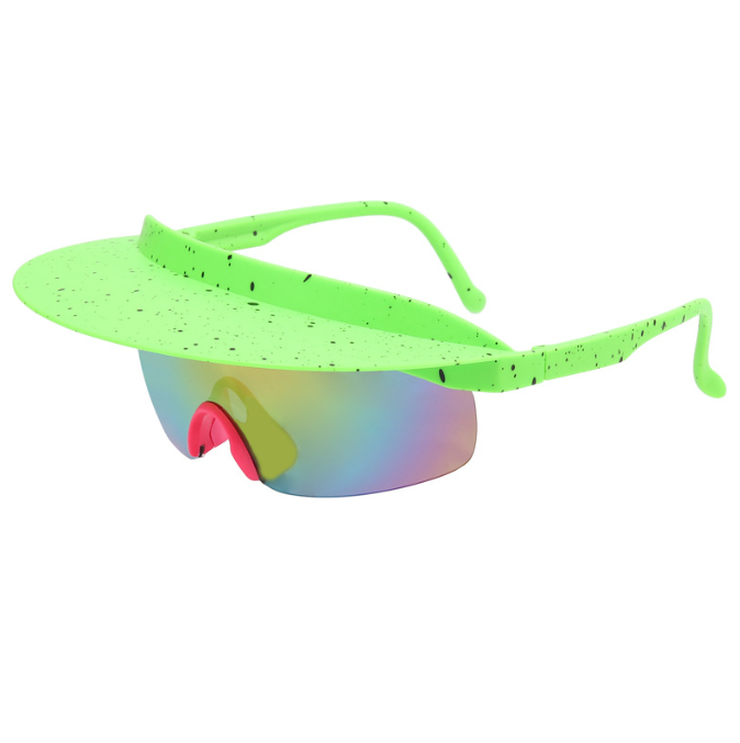 fashionable colorful hat sunglasses personalized brim sunglasses