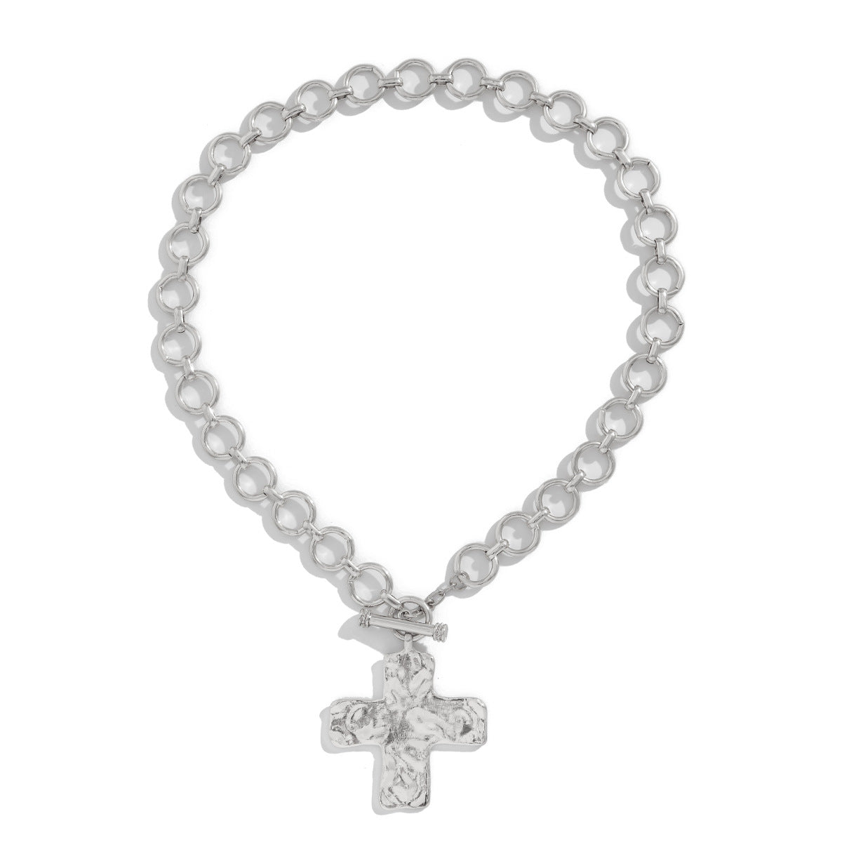 Cross alloy pendant necklace, cool wind clip