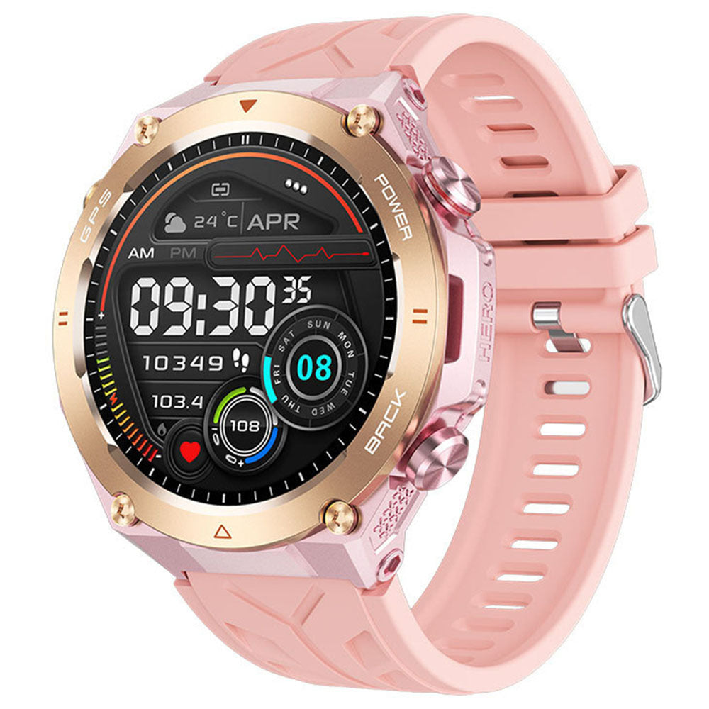 smartwatch Bluetooth call heart rate blood pressure outdoor 1.45 inch men's altitude